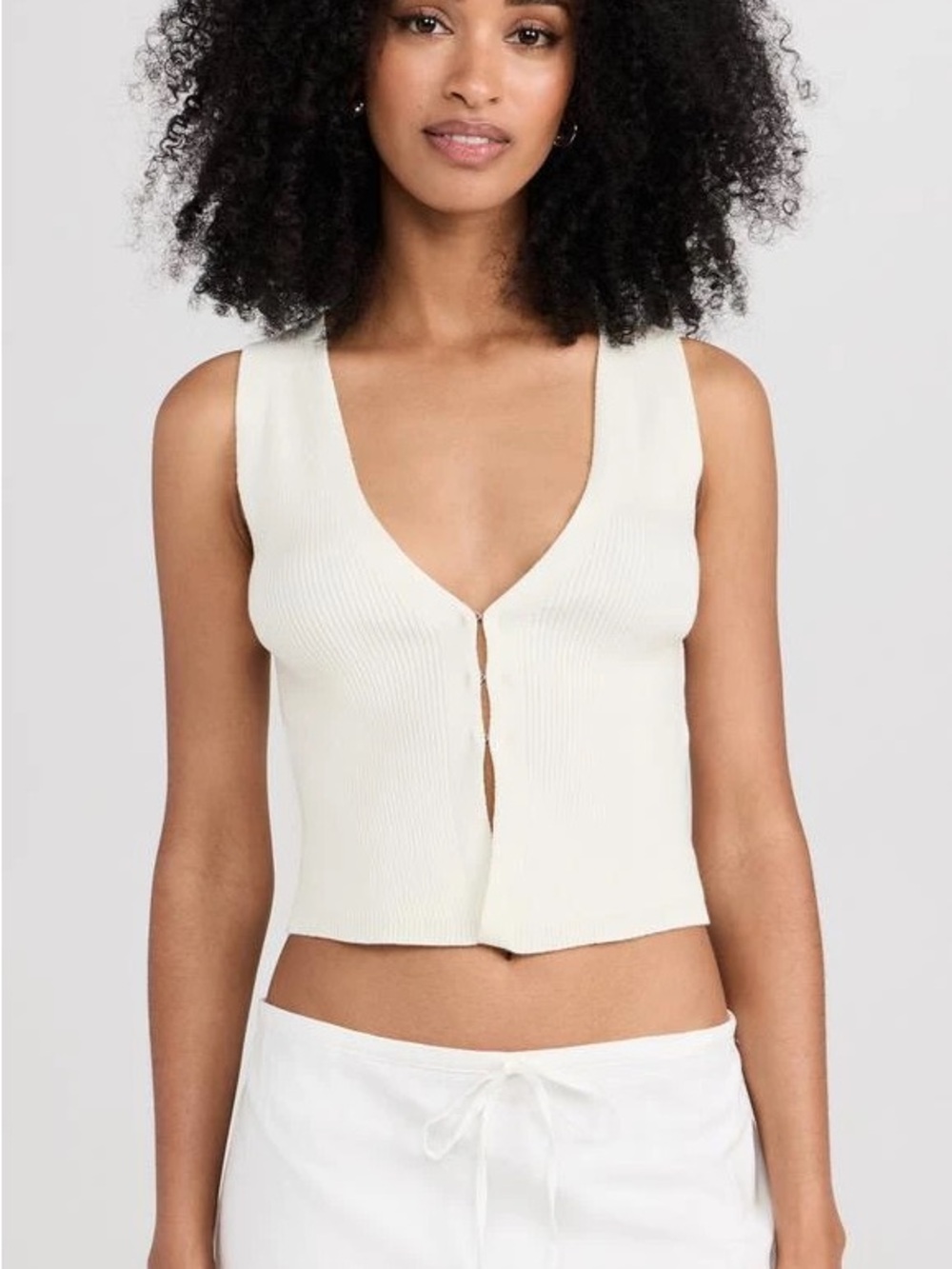 Reformation Myrtle Cotton Tank